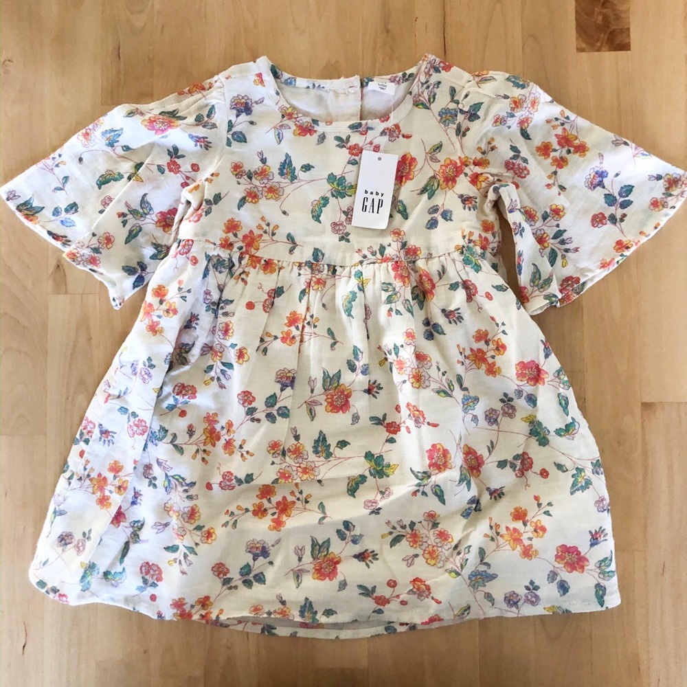 Toddler bell-sleeve dress with bloomers